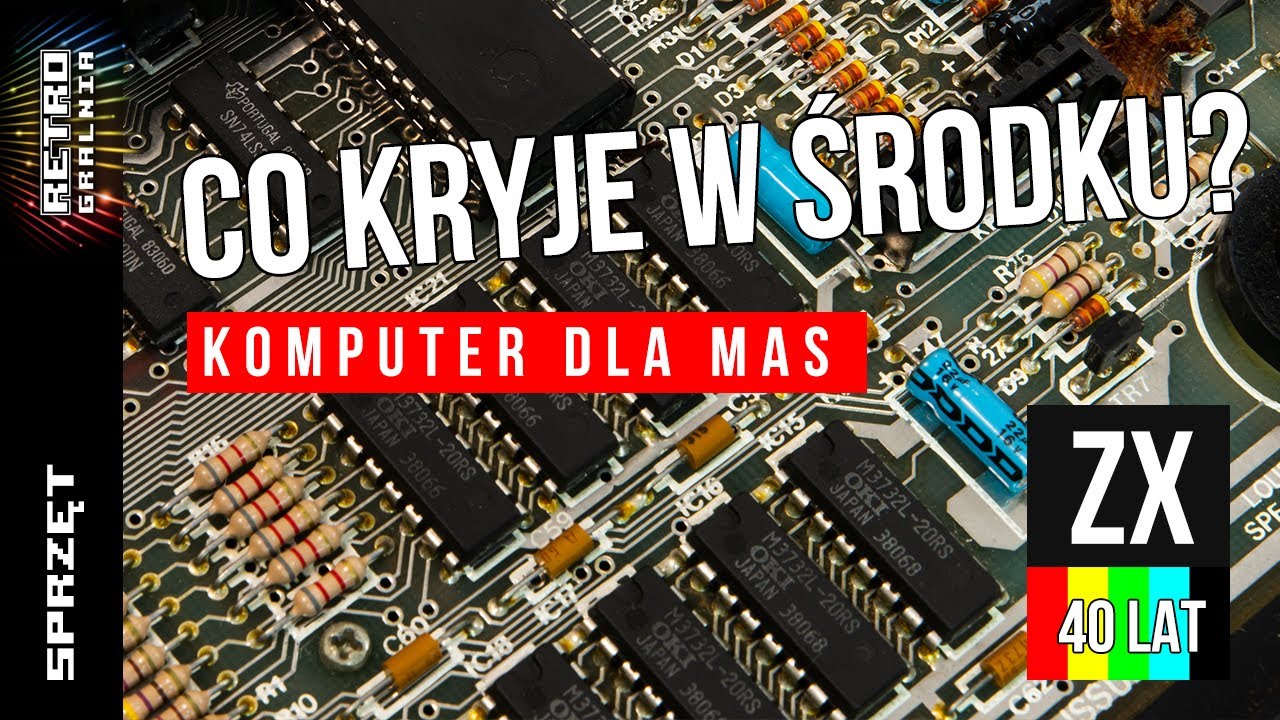 ⚙️ 40 lat ZX Spectrum - Jak działa ten komputer? Zajrzyjmy do środka  (RG#446)