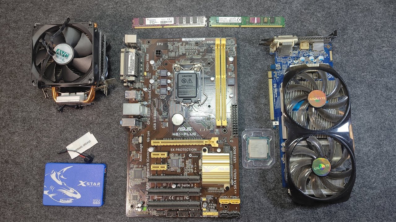 i3-4170 and HD 7790 low budget PC build
