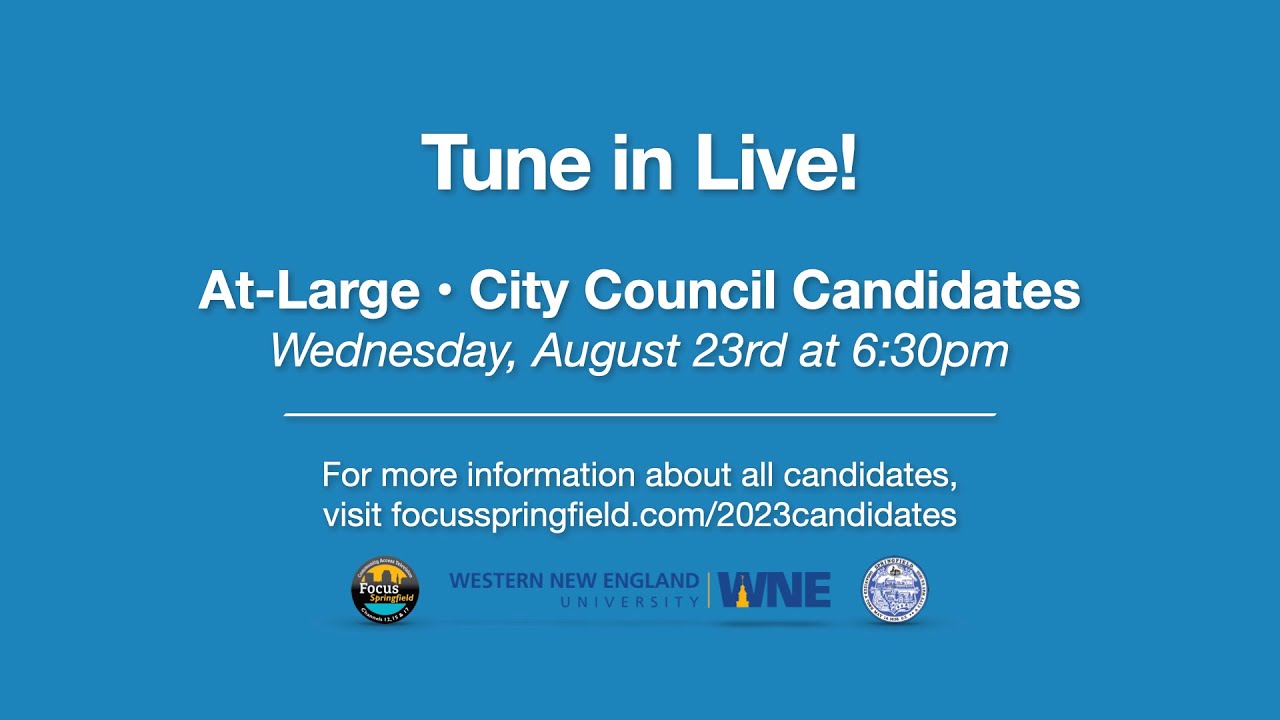 Springfield Municipal Candidates • At-Large City Council Forum 8/23/23