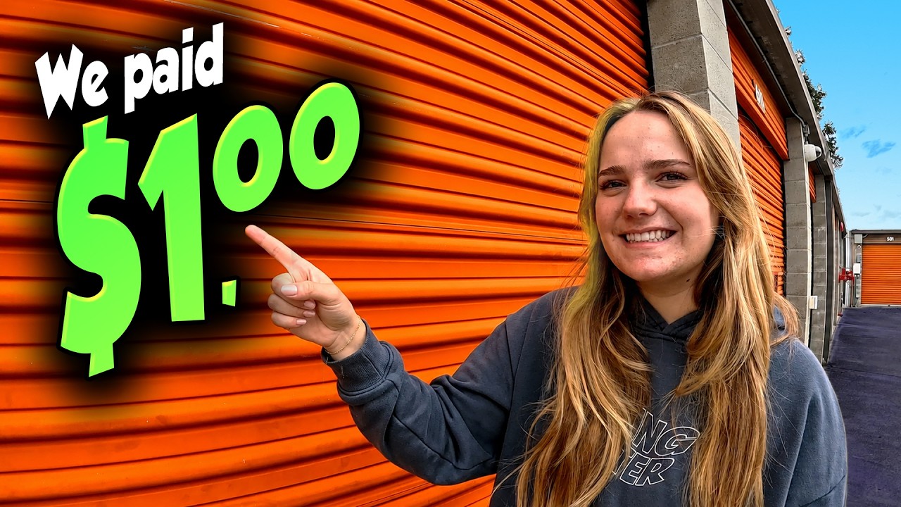 We paid ONE DOLLAR for this storage unit and found THIS...