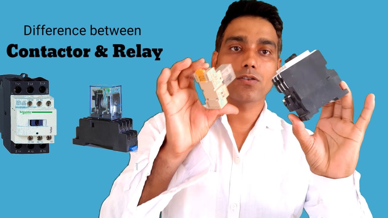 Difference between Contactor and Relay | Functions of contactor & relay | how contactor & relay work