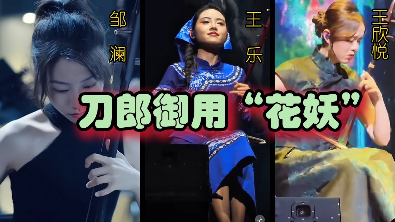 刀郎演唱会：邹澜、王乐、王欣悦，刀郎御用二胡手，不一样的风格演奏出不一样的《花妖》，各有各的魅力！