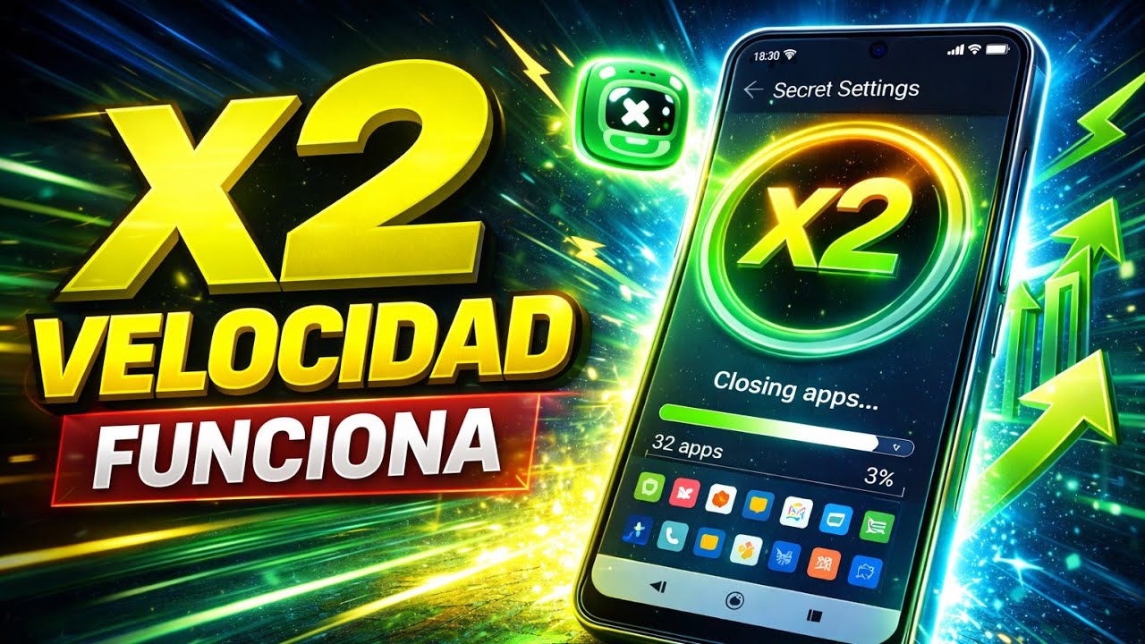 CON ESTO PUEDES ACELERAR AL DOBLE (X2) CUALQUIER CELULAR