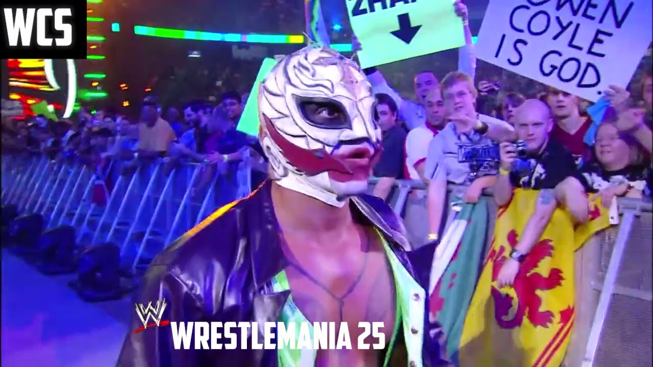 Every Rey Mysterio WrestleMania Entrance