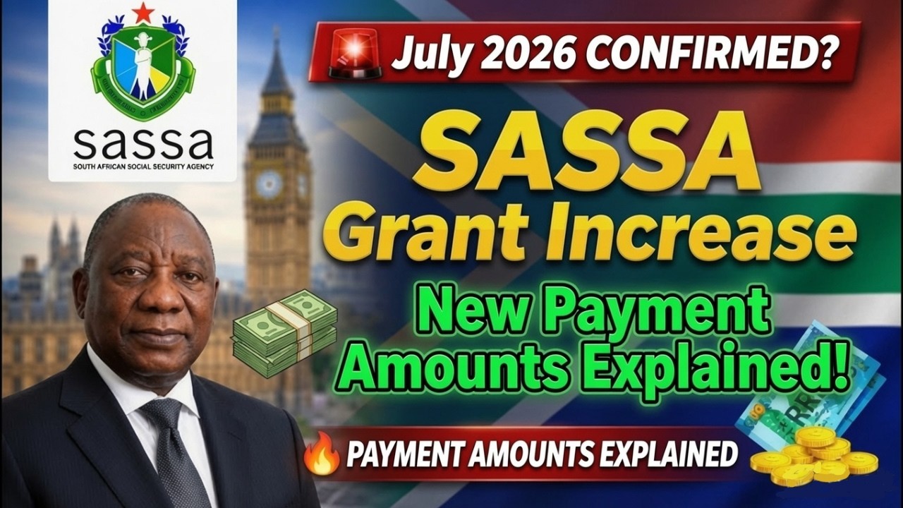 💰 Official SASSA Payment Dates July 2026 | Pension, Disability & Child Grants