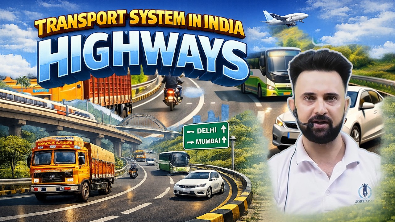 TRANSPORT SYSTEM IN INDIA || ROADWAYS || BY ASHIQ SIR