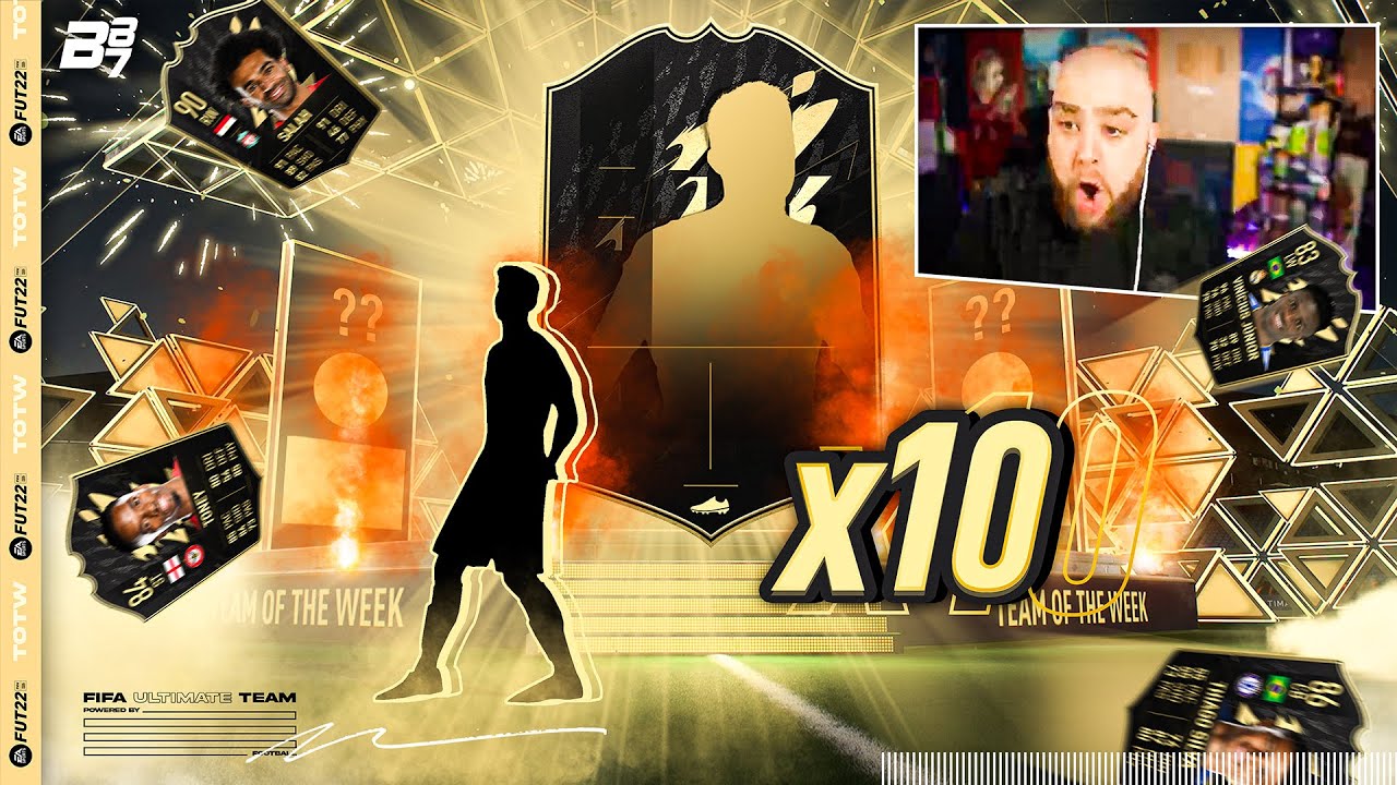 WHAT I GOT IN 10x GUARANTEED TOTW PACKS! | FIFA 22 ULTIMATE TEAM