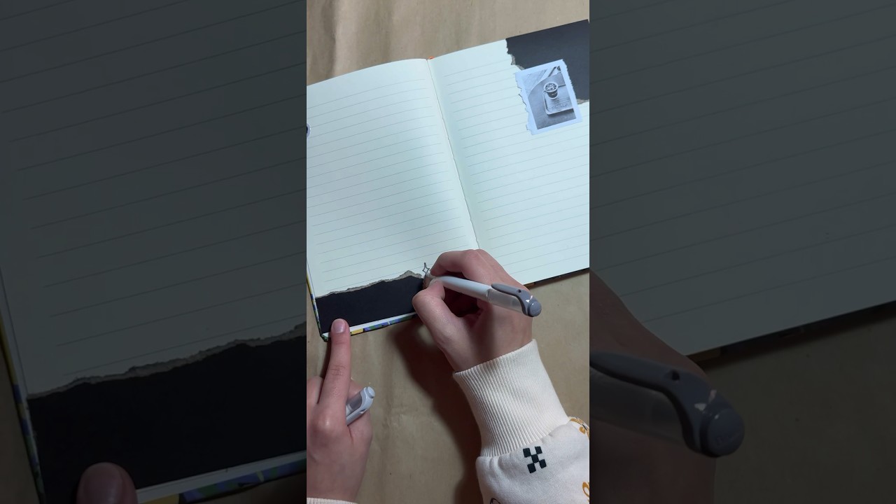 سنة جديدة اكيد لازم ابدا دفتر جورنال جديد وبفكرة مختلفة (شرح فكرة الدفتر في الانستا) #journal