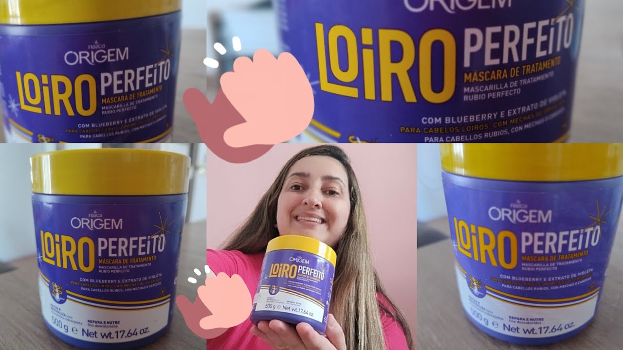 Máscara Origem loiro perfeito 