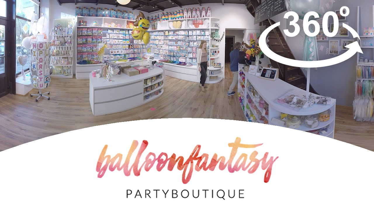 BALLOON FANTASY Partyboutique 360° Store Rundgang