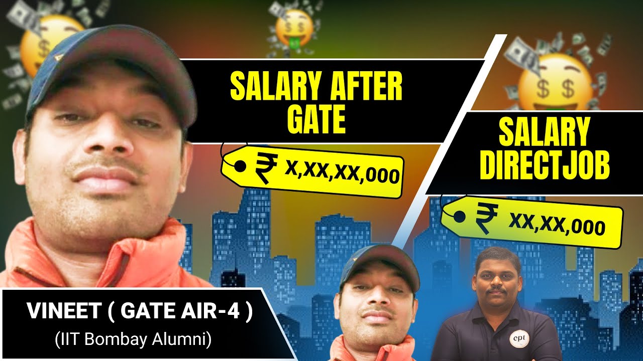 Gate Toppers salary | with GATE 5Cr Package💰 || AIR-4 Vineet Gupta Reveals His Package | 5,XX,XX,000