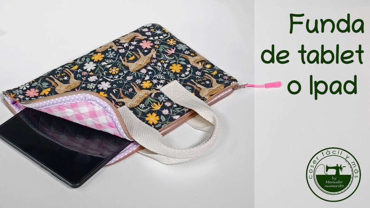 Funda para tablet o iPad con asas