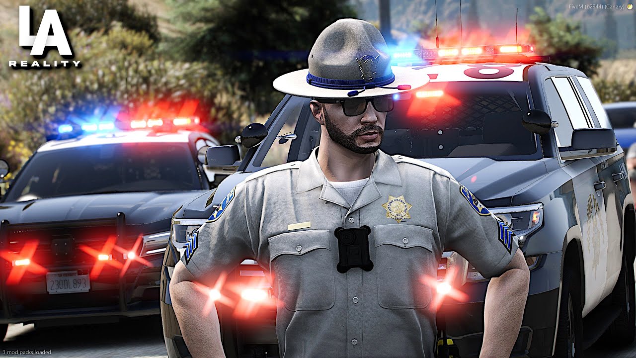 First CHP Patrol in the New Economy Server!