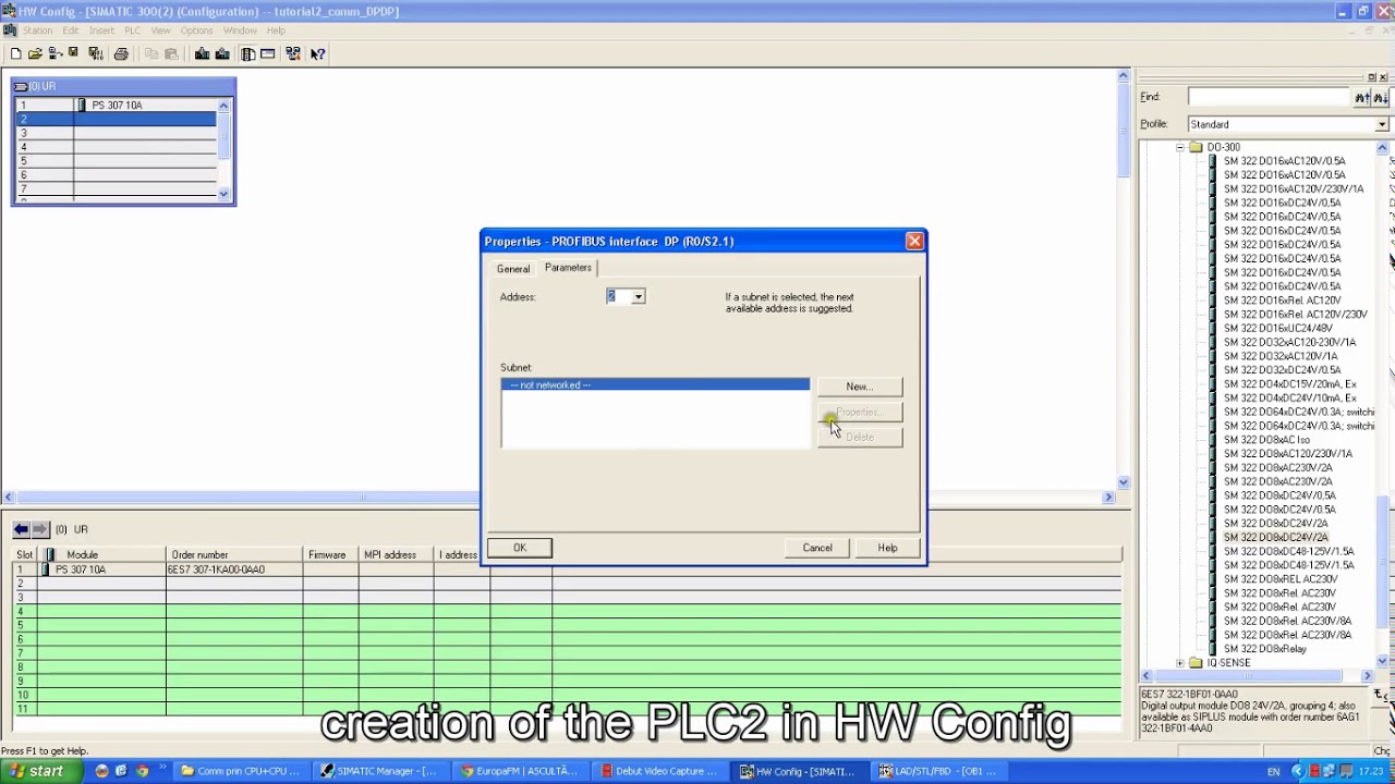 Siemens Step 7 Communication CPU+CPU network DPDP