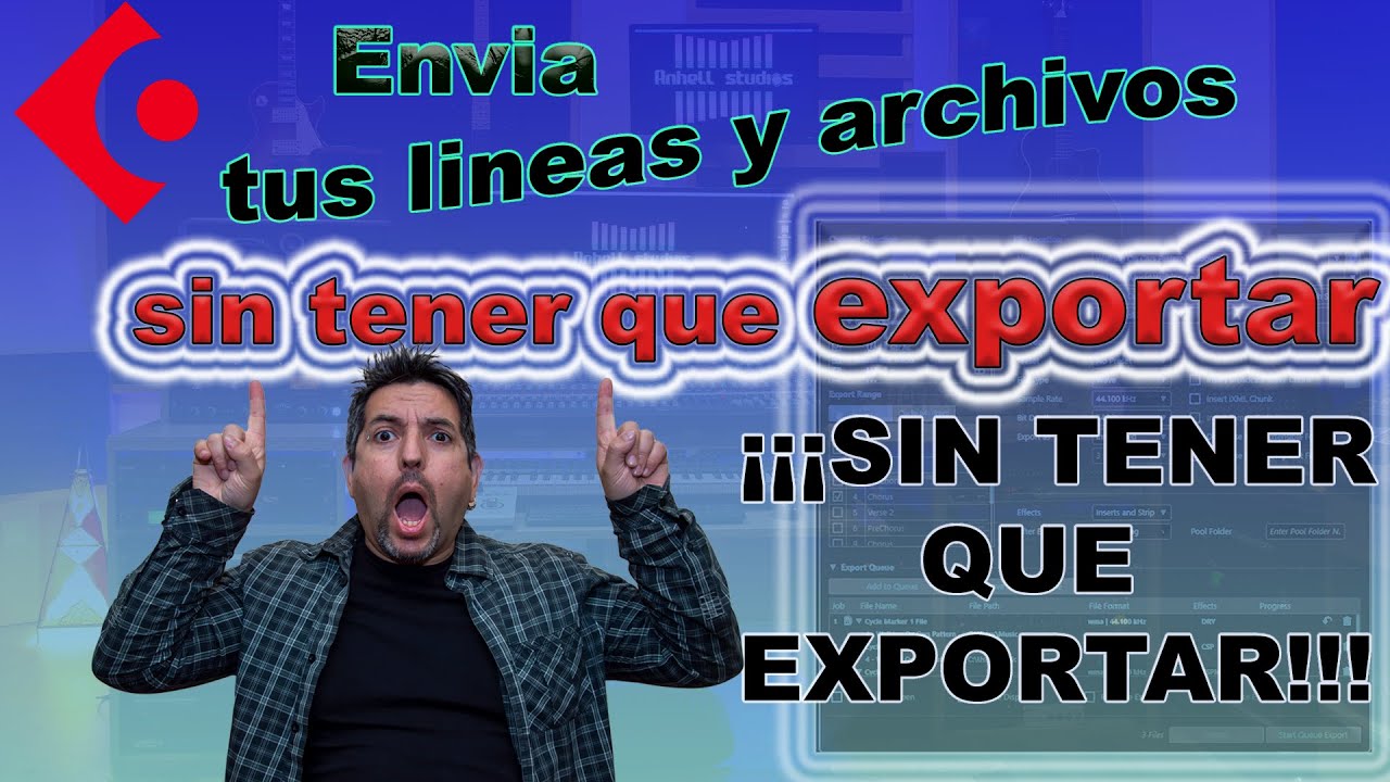 Como enviar archivos de audio sin tener que exportar en el Daw