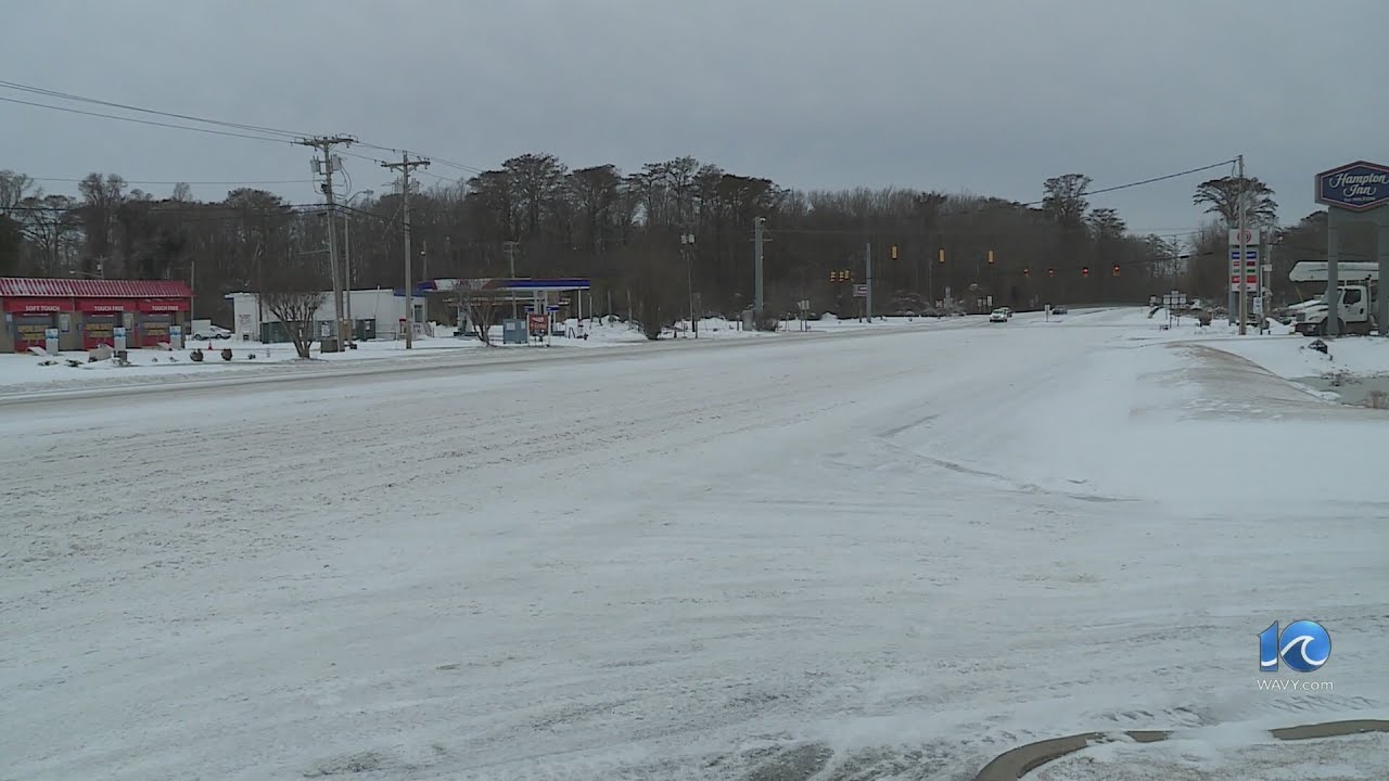 Winter storm blankets Elizabeth City in snow