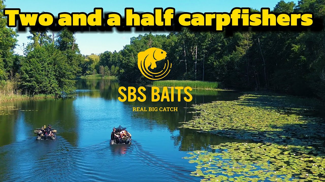 Two and a half carpfishers | Das lief nicht wie geplant! | Mit Boot am Natursee | Karpfenangeln