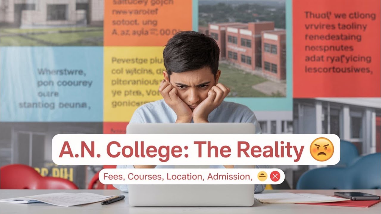 My Honest Review😇AN College Patna - Admission, Placement, and Facilities | Right Choice for You ?  🤔
