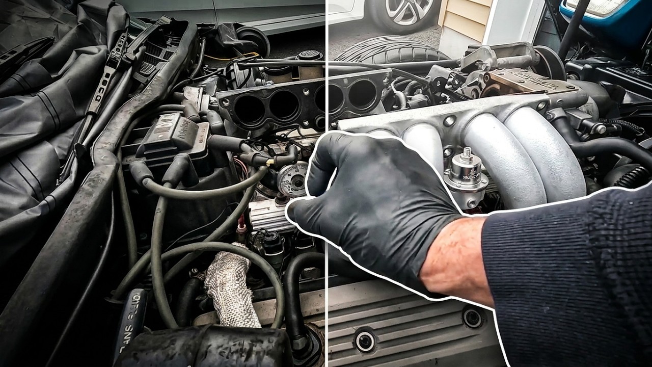 Nightmare Corvette C4 L98 fuel pressure regulator swap.