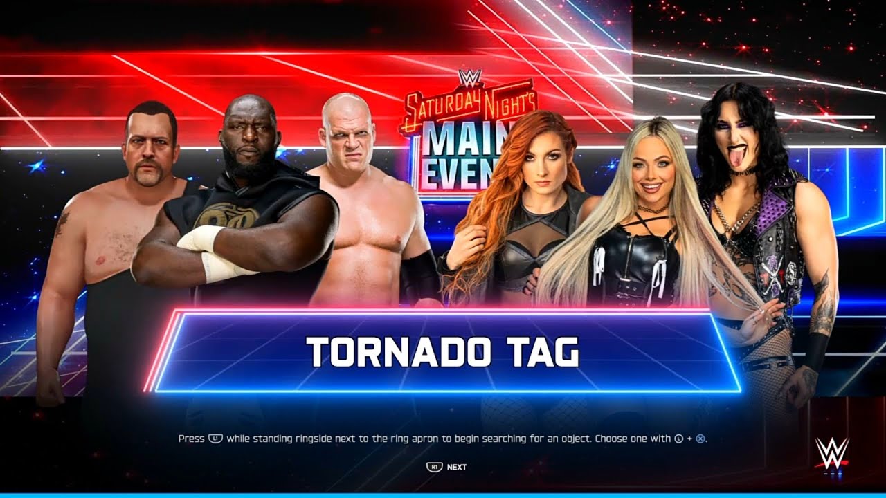 WWE 2K25 : Gaints vs. Divas! Tornado Tag Match