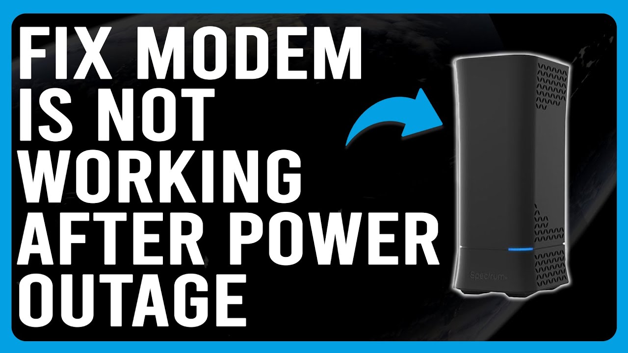 How To Fix Modem Is Not Working After A Power Outage (Reasons Why This Happens, And The Solutions)