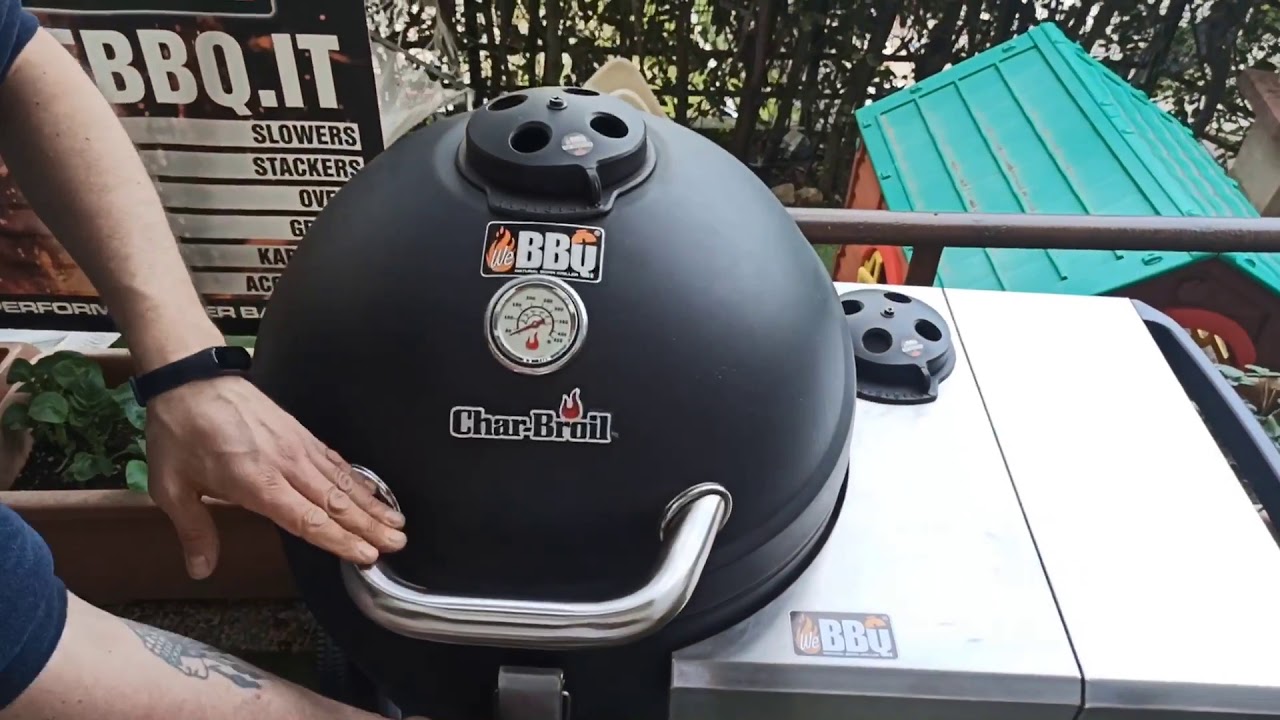 WeBBQ - Char Broil Kamander Setup doppia pizza - Char Broil Kamander double pizza setup