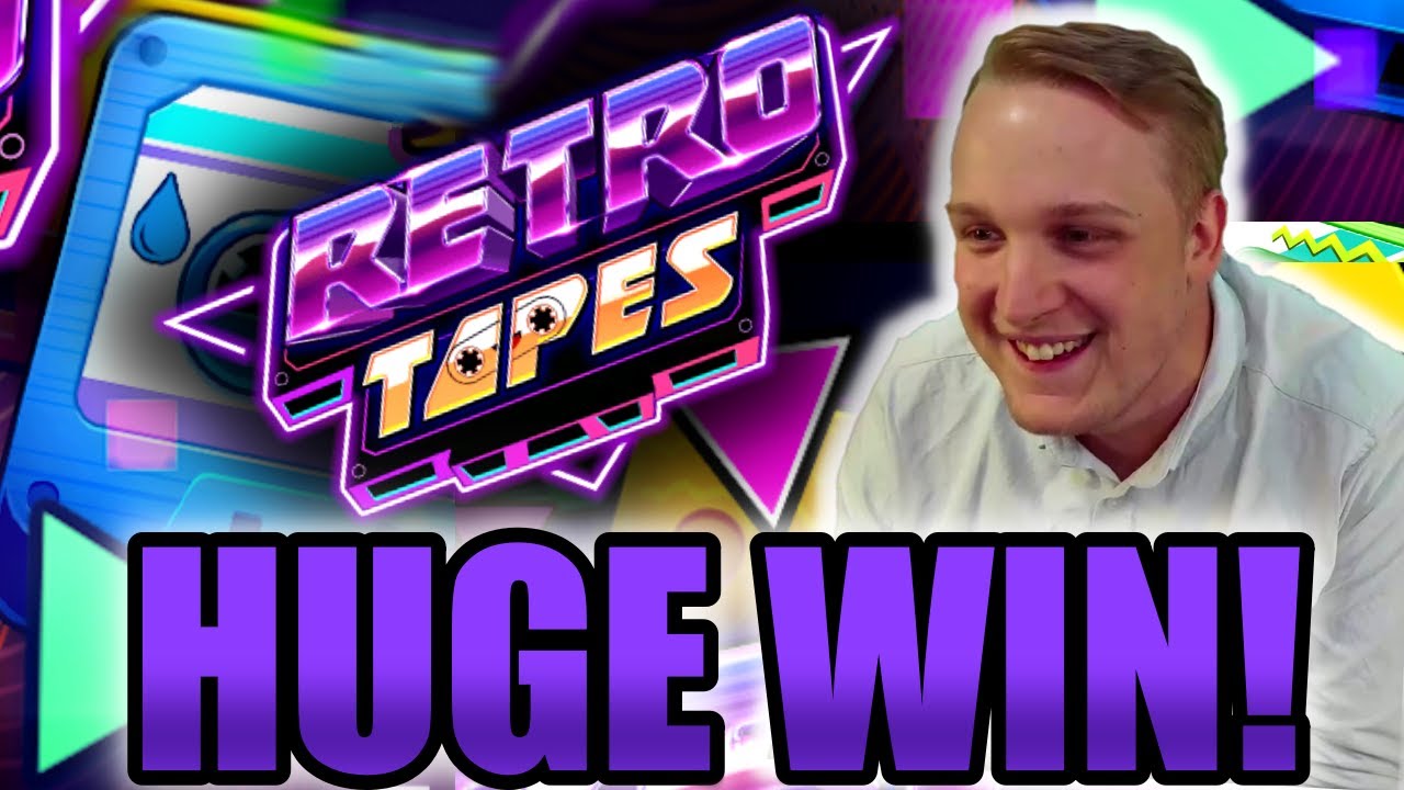 🔥CASINODADDY'S HUGE WIN ON RETRO TAPES (Push Gaming) SLOT 🔥