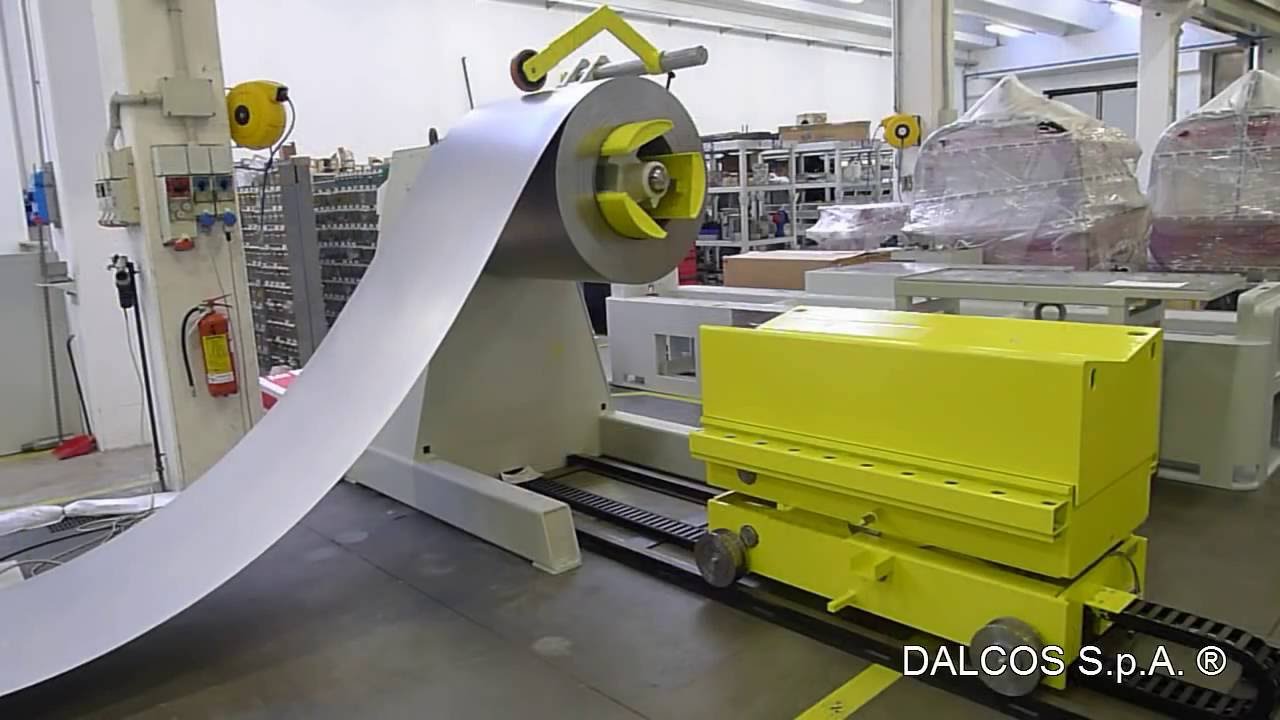 Coil fed punching machine DALCOS PXN 1000 with four carriages
