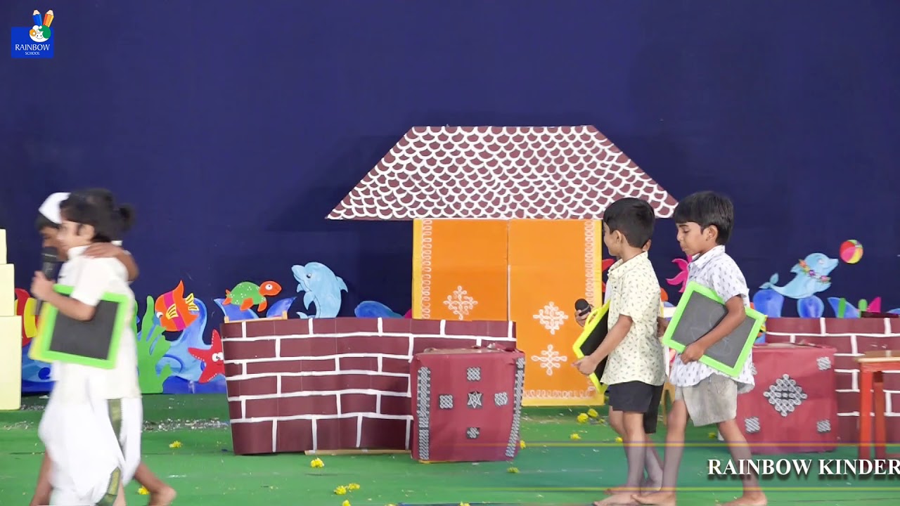 RAINBOW KINDERGARTEN - COLORS 2018  Excellent Skit Performance By Rainbow Kids...