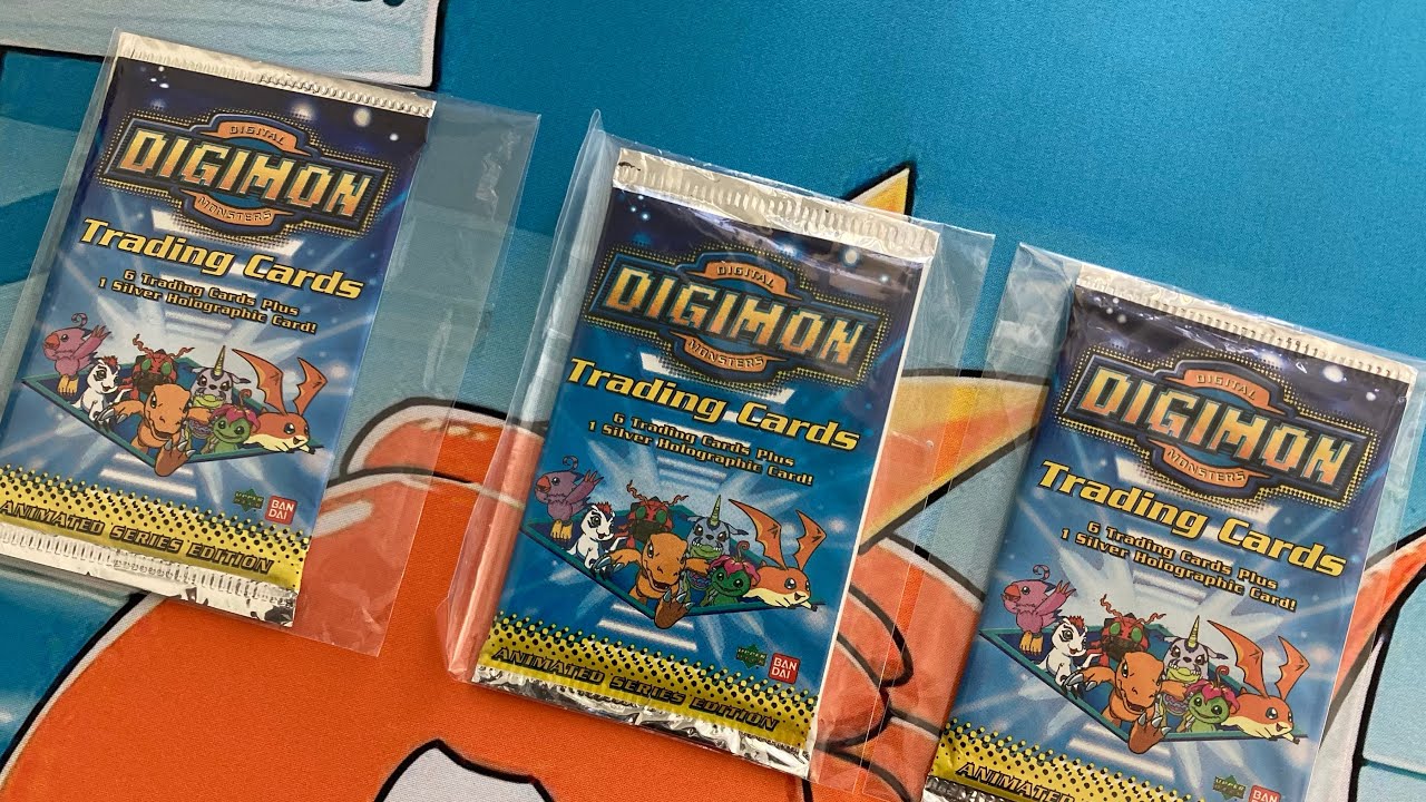 2000 Digimon Animated Series 1 - Bandai x Upper Deck - Booster Pack Opening