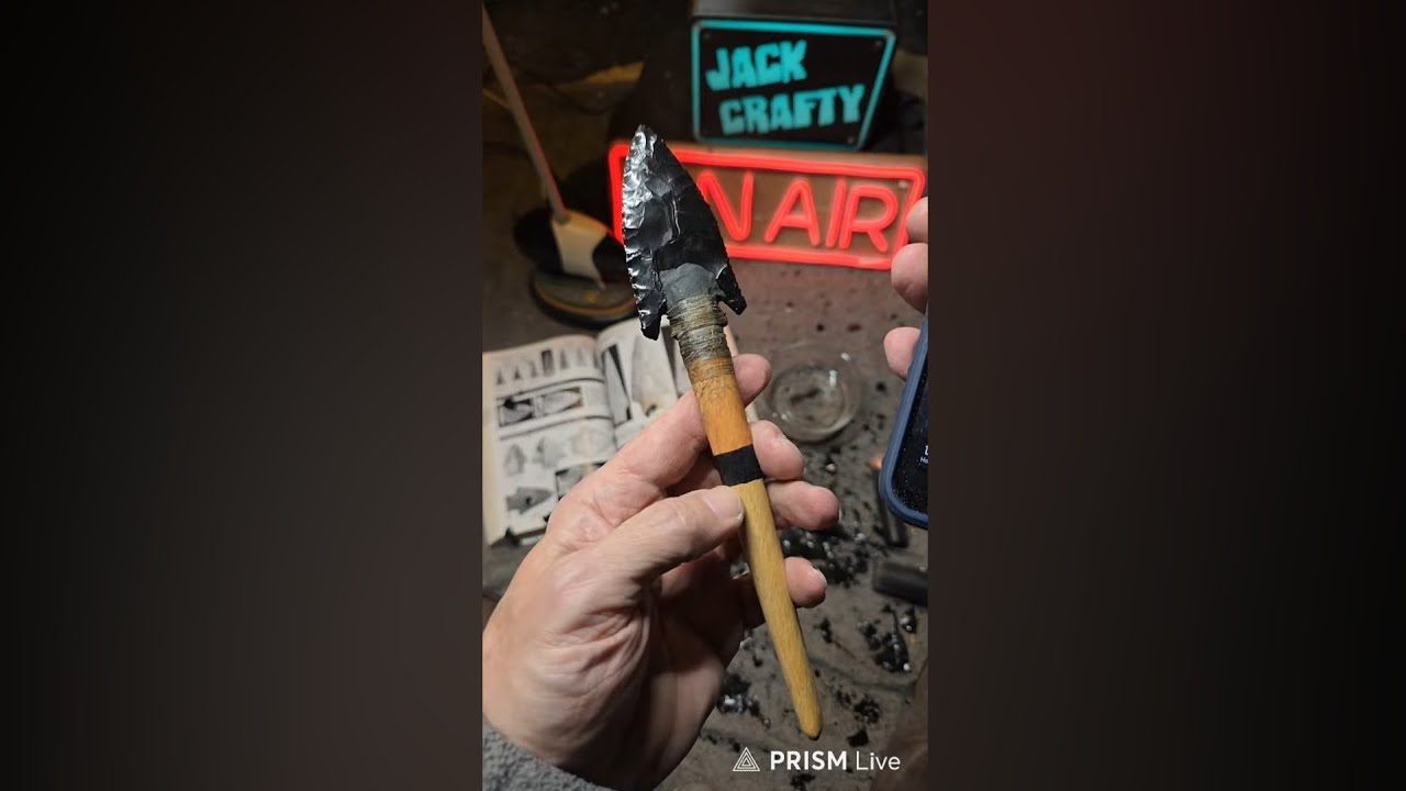 LV159 - (ENDED) Monday Rock to Point - Jack Crafty is live! #flintknapping #survival