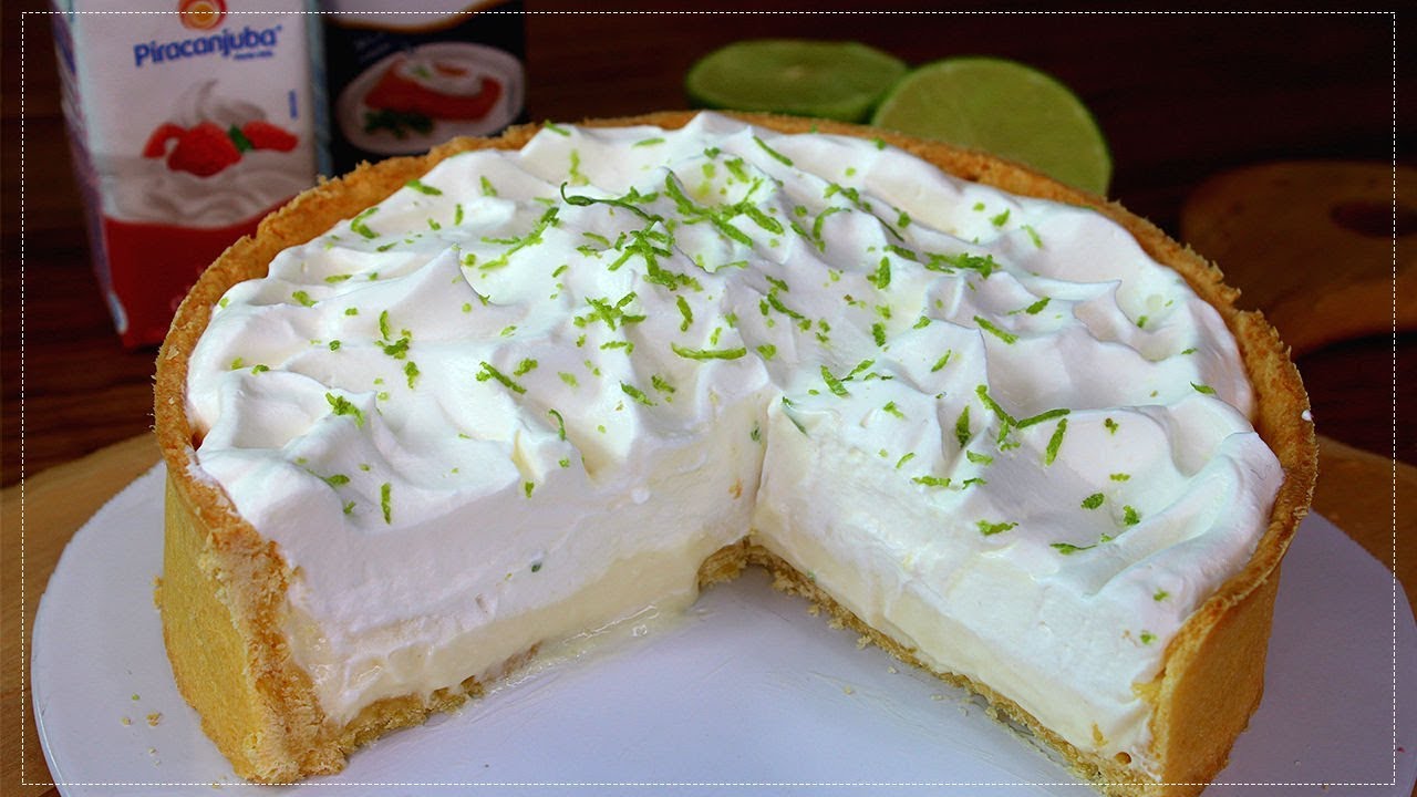TORTA DE LIMÃO PARA O DIA DOS PAIS