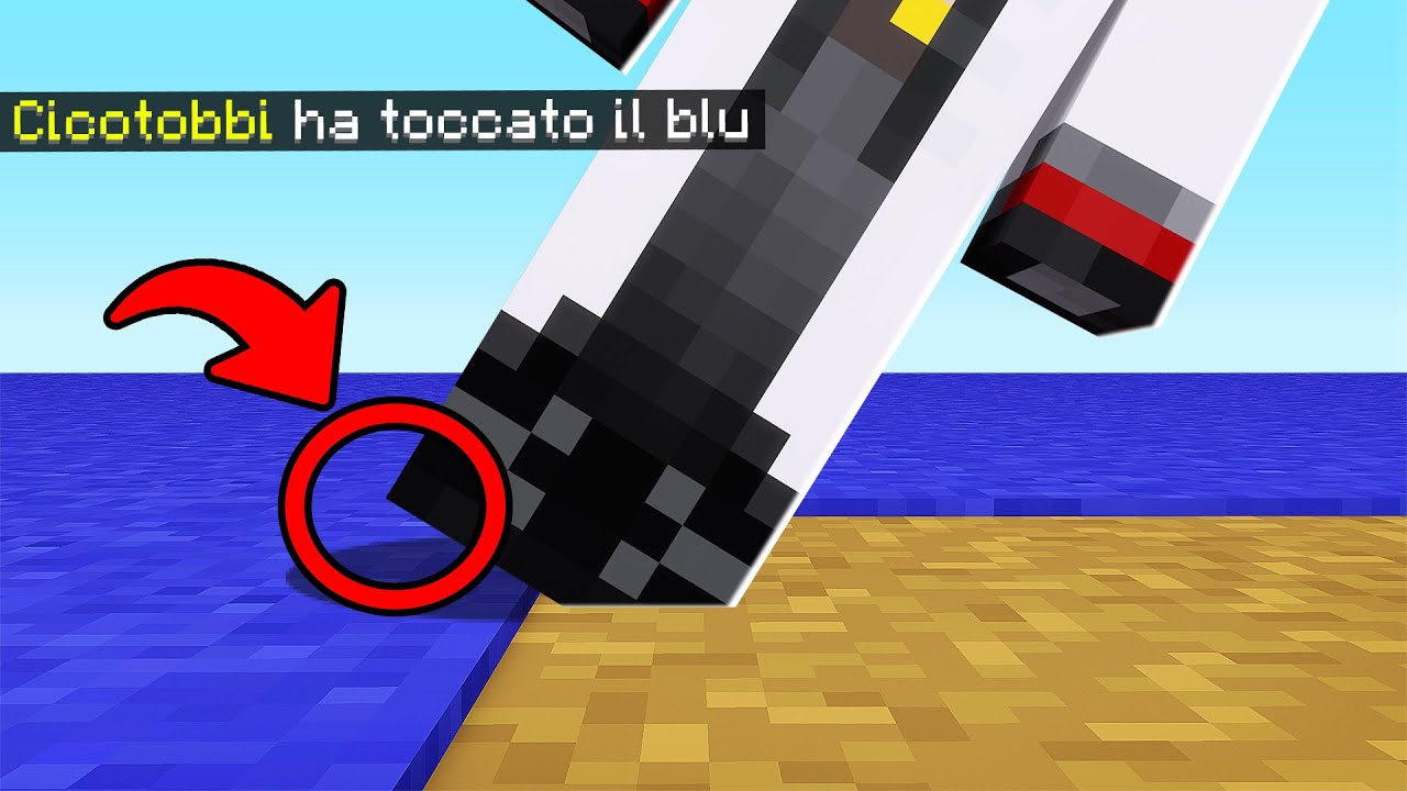 MINECRAFT MA... SE TOCCHI IL BLU MUORE CICO!!