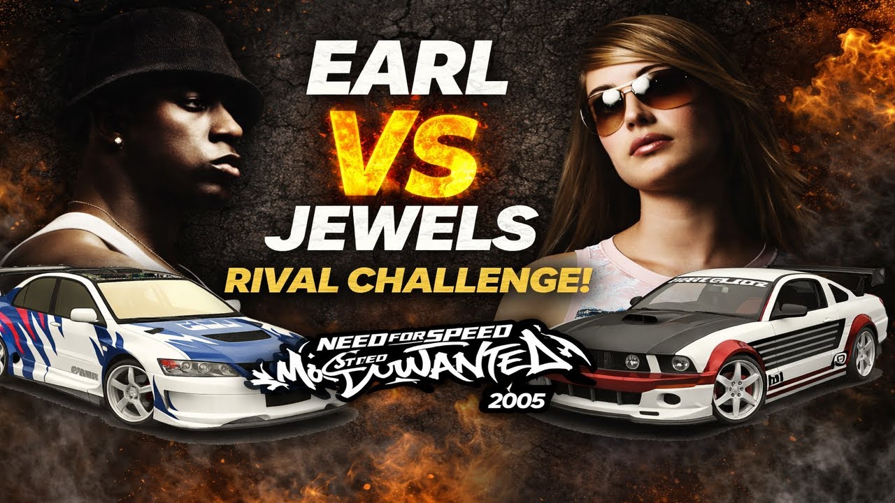 EARL vs JEWELS | RIVAL CHALLENGE | NFS MOST WANTED