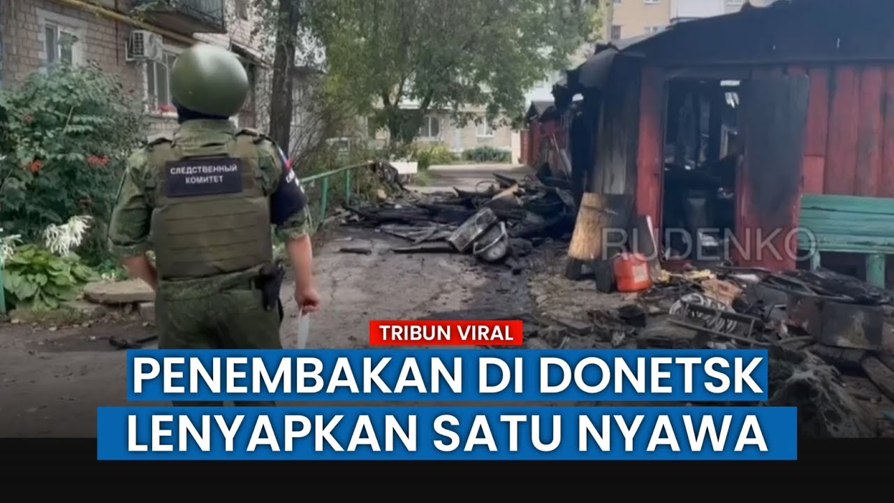 4 Orang Luka-luka dan 1 Orang Kehilangan Nyawa, Imbas Penembakan di Donetsk