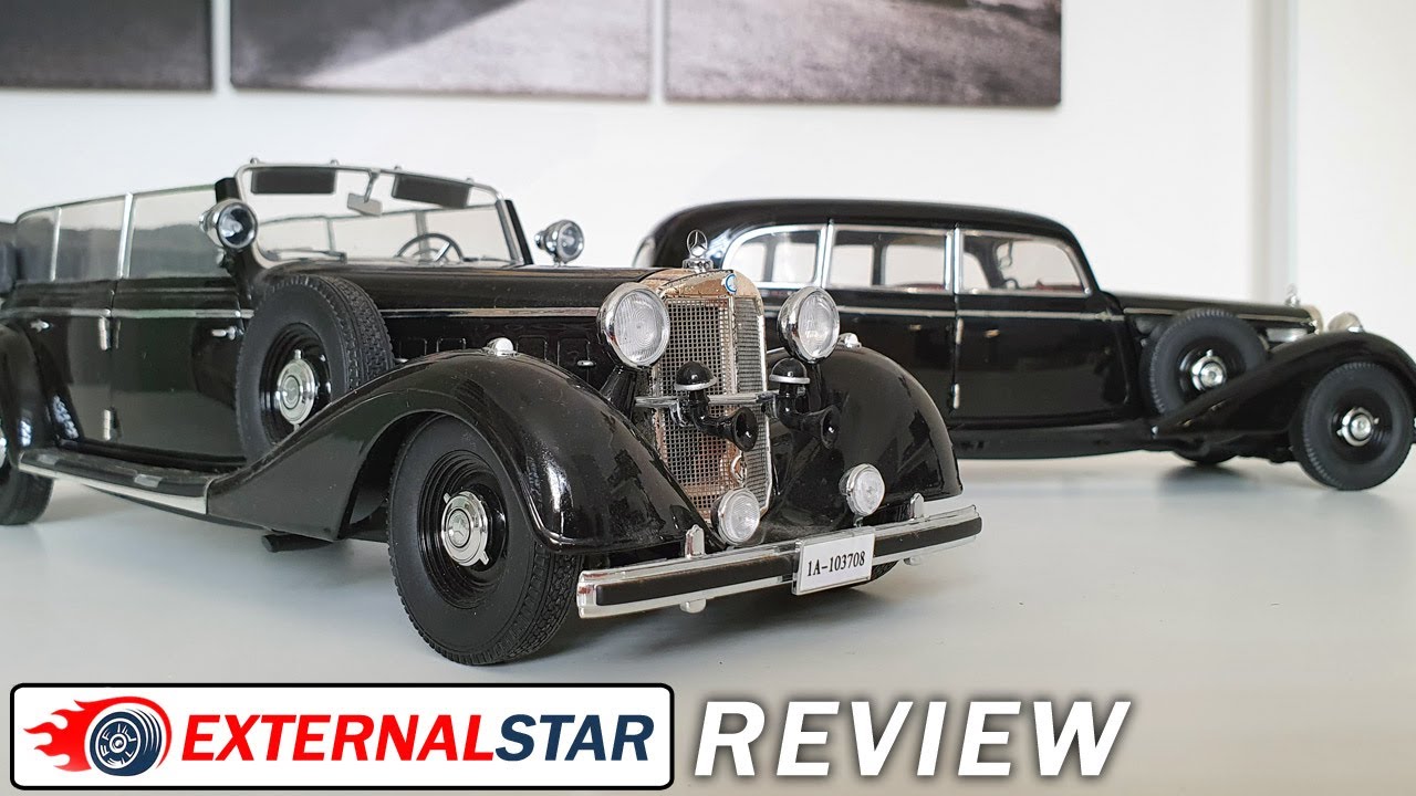 Обзор: 2x Mercedes Benz 770K 1:18 от Signature Models