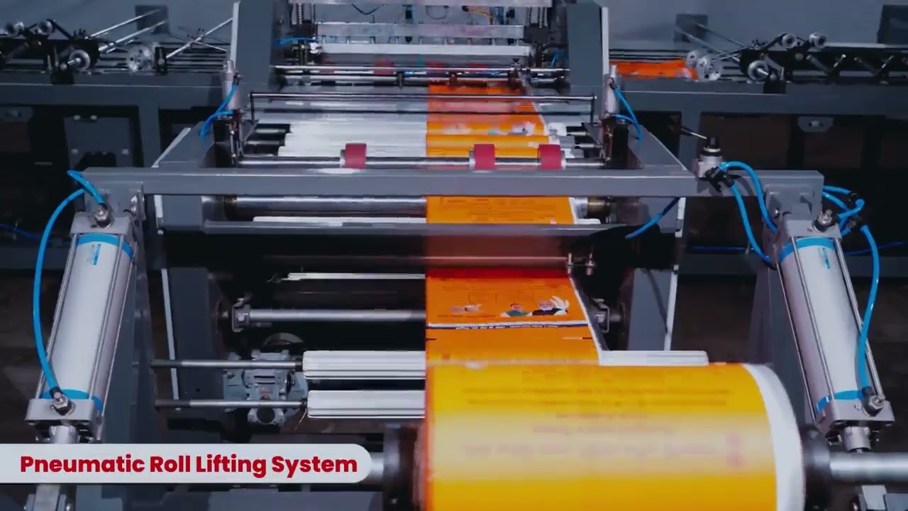 BLACKSMITH WOVEN FABRIC CUTTING AND DOUBLE STATION STITCHING T BCS 850 #bagmakingmachine #bcs