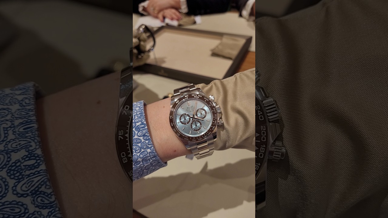 Rolex Daytona Platine 950 💙