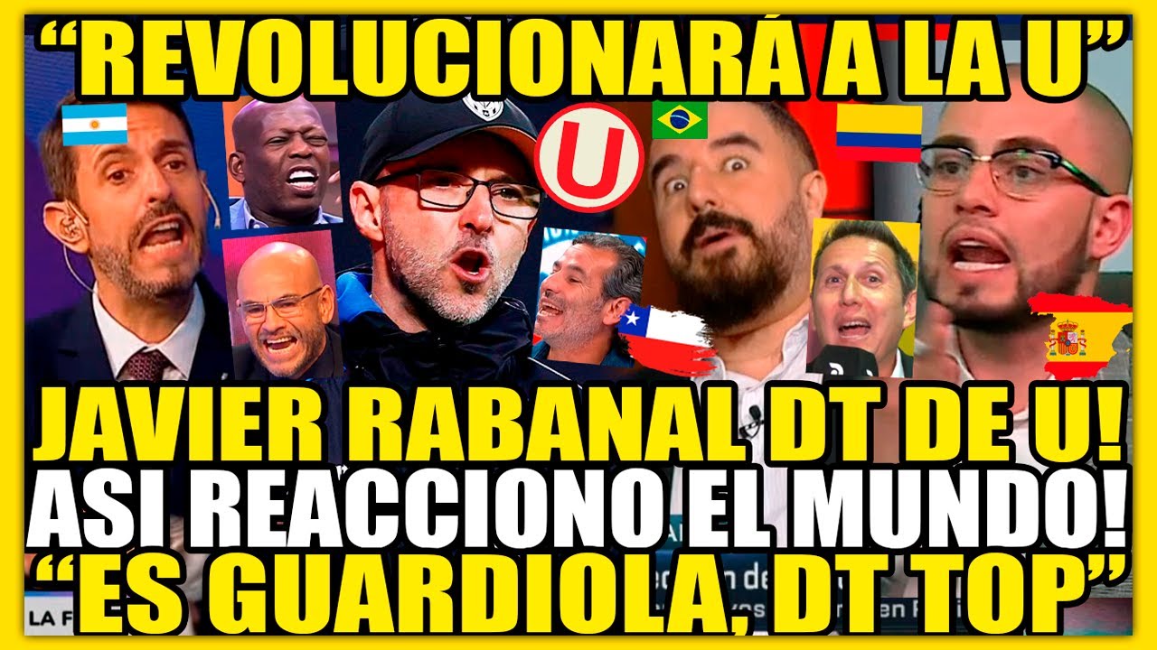 AS&Iacute; REACCION&Oacute; EL MUNDO A JAVIER RABANAL DT DE UNIVERSITARIO 