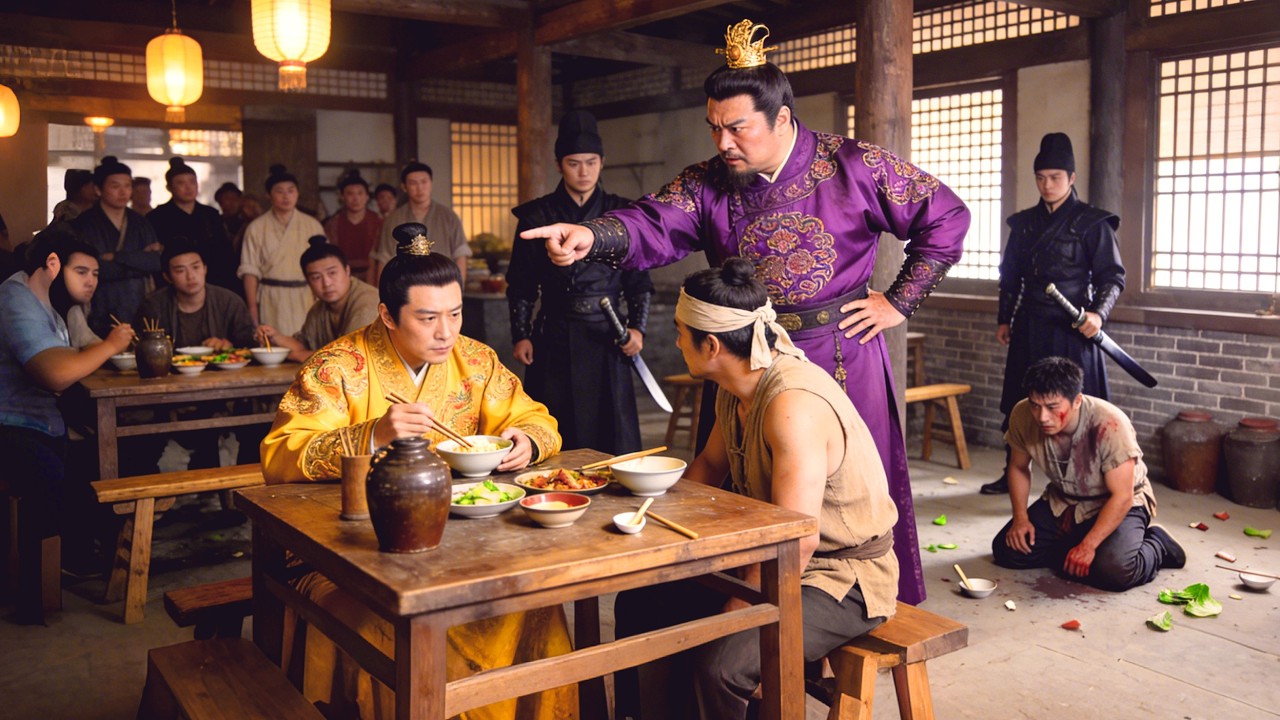 恶霸包场聚会做交易，强行赶走吃饭下人，怎料这人竟是微服私访的皇上，恶霸吓得跪地求饶❗【康熙微服私訪記】#Chinese Language Selection