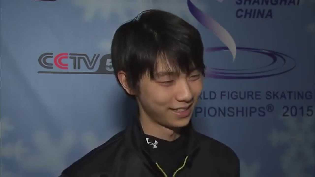 150327 CCTV Interviews Yuzuru Hanyu (in English) 羽生結弦　インタビュー　（英語）