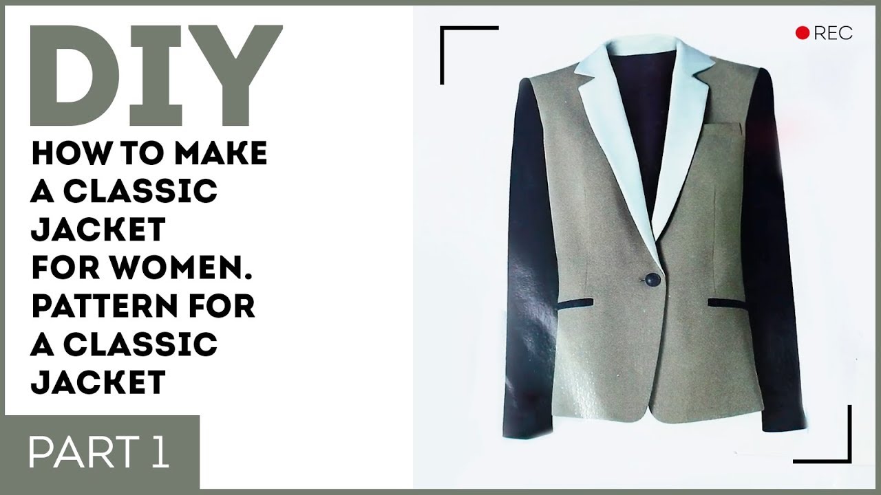 DIY: How to make a classic jacket for women. Pattern for a classic jacket.