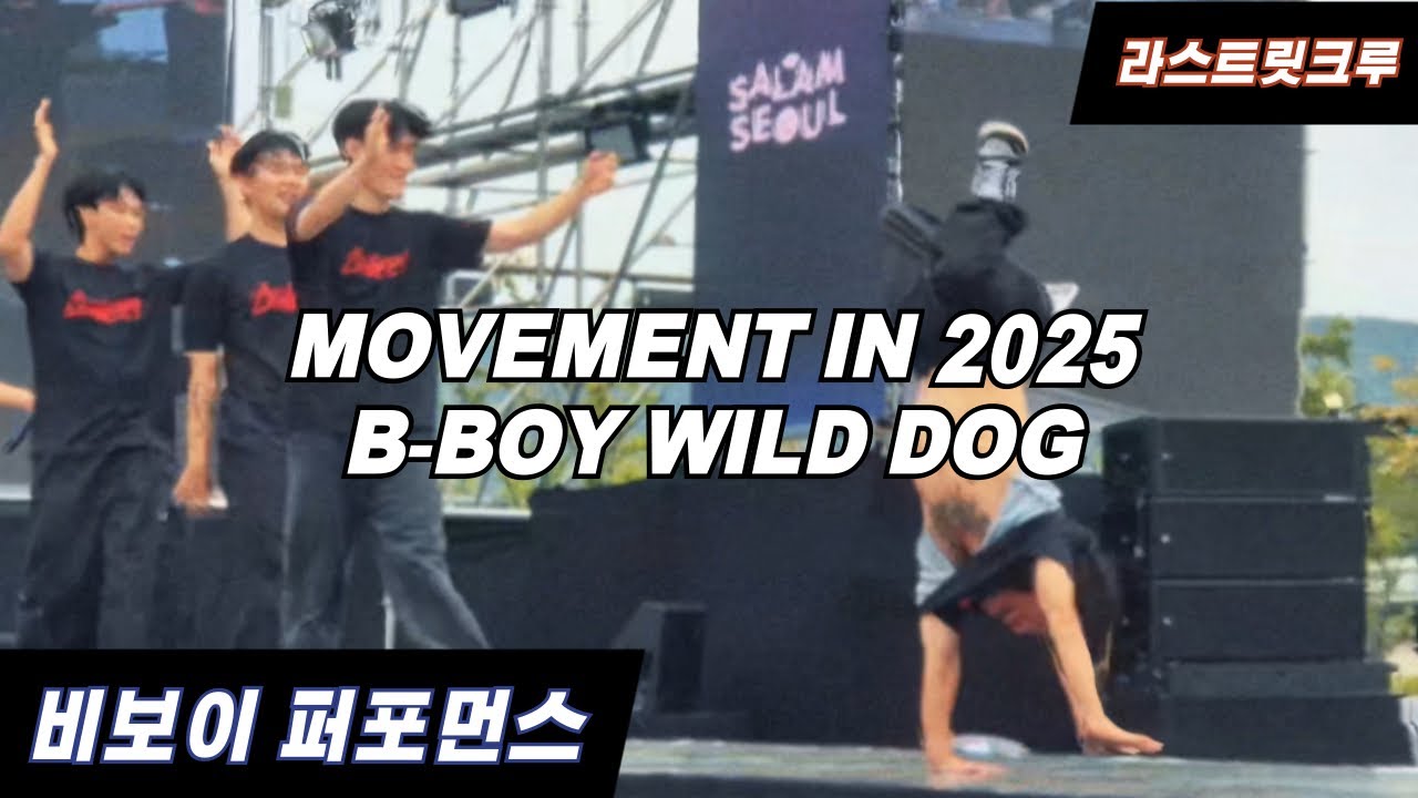 [B-BOY WILD DOG]라스트릿크루 B-BOY WILD DOG의 2025년도 무브 모음집/학교공연추천/비보이공연/비보이퍼포먼스