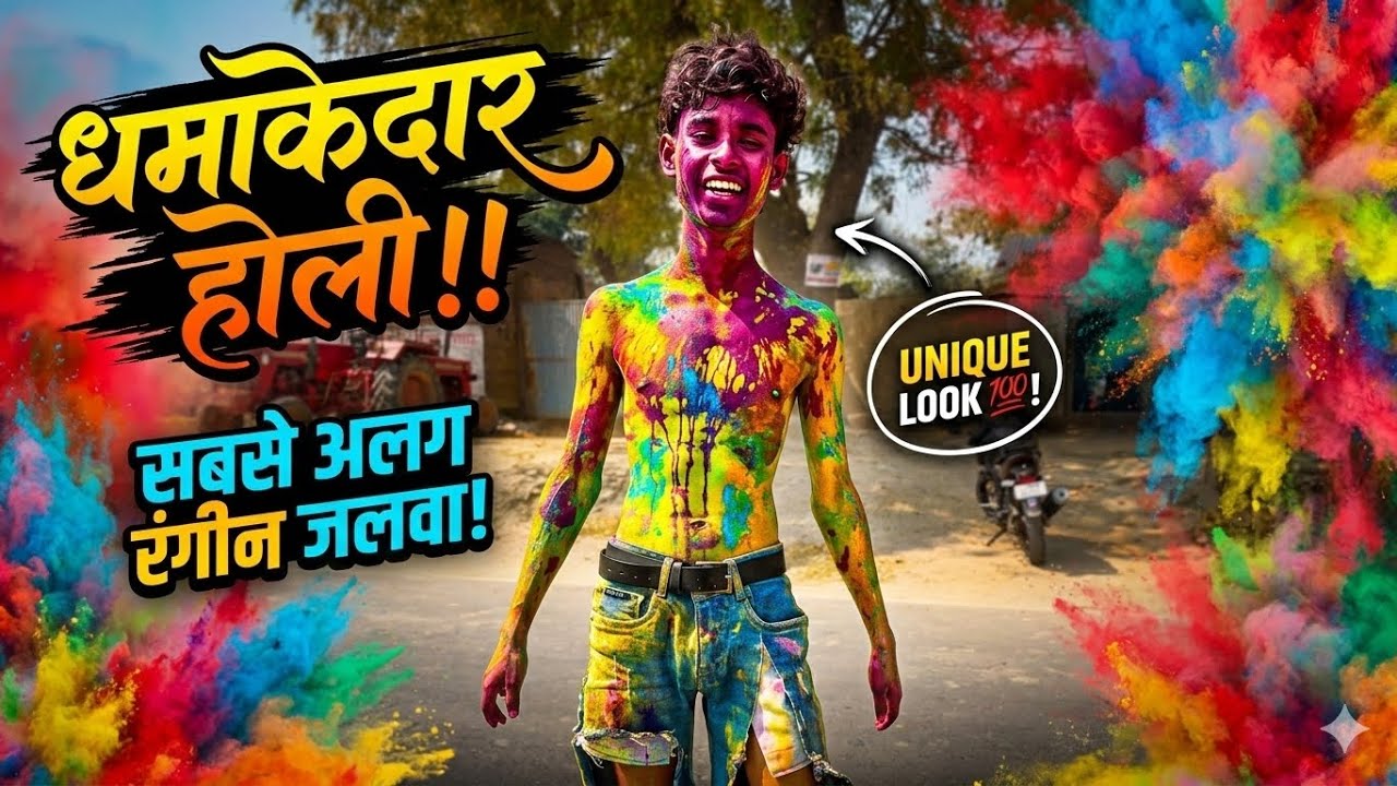 Happy Holi🫟 !!हैप्पी होली 🫟#vlog #holi #holimasti #viral #trading #fistvlogviral #longvideo #2026 