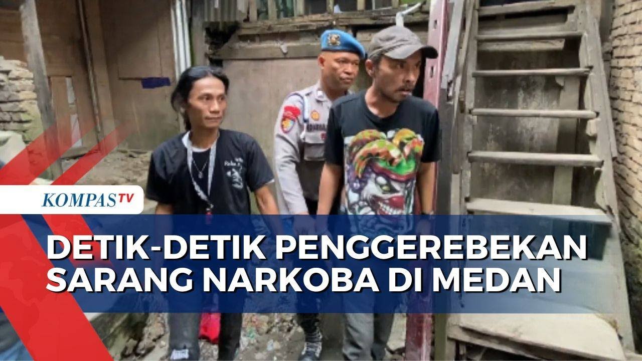Polisi Gerebek 2 Lokasi Sarang Narkoba di Medan, 5 Orang Ditangkap!