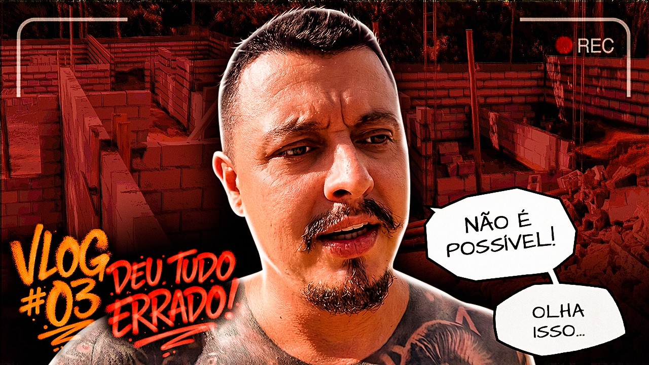 🏠 #VLOG III - A CASA CAIU PARA O TAATA ANDERSON - Evolução das Obras bora 🤘🏻🤘🏻
