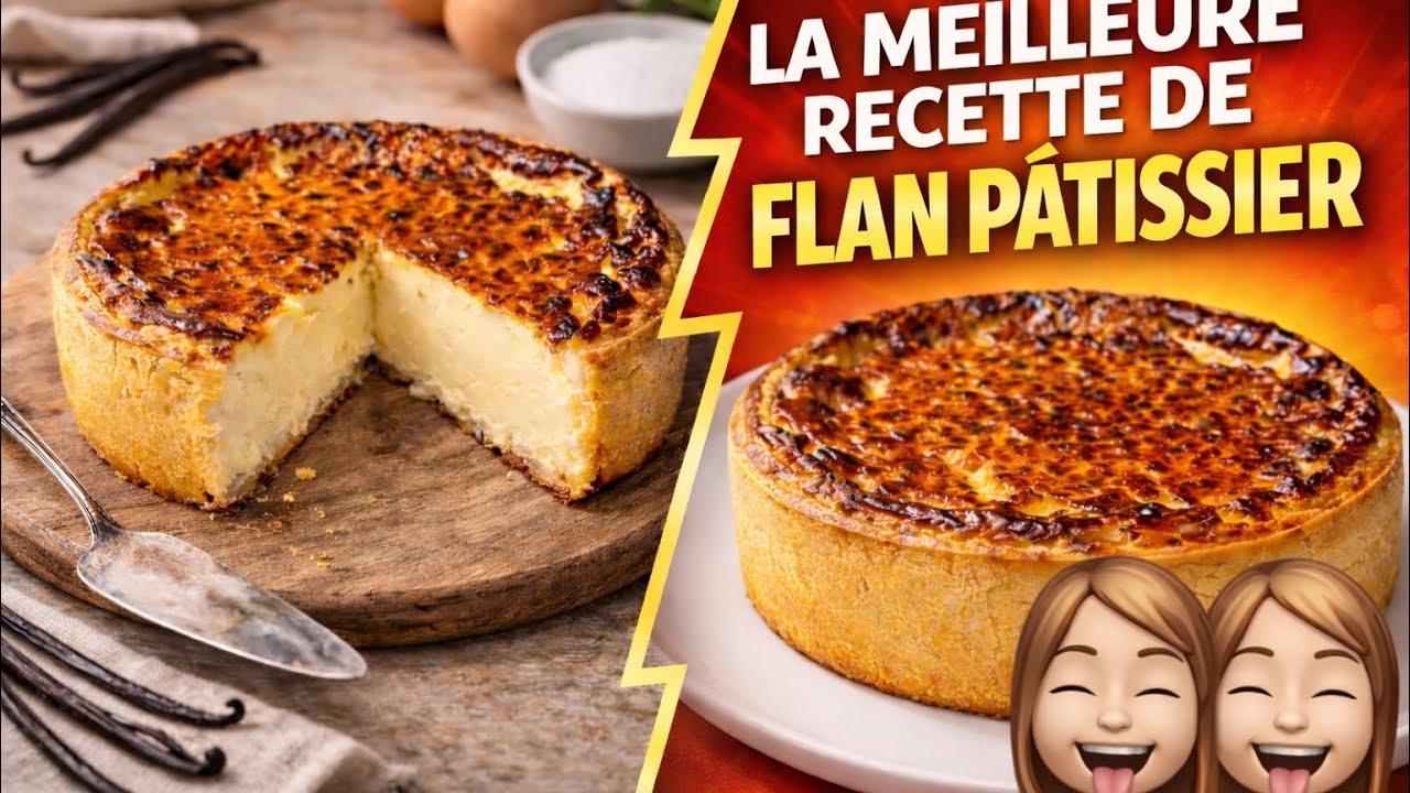 Flan Pâtissier Maison 🍮 | Crémeux, Simple et Délicieux