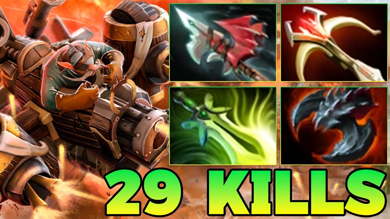 29 Kills Gyrocopter Epic Comeback ! Gyrocopter Dota 2 Safelane Carry Build Guide Gameplay Build 7.39