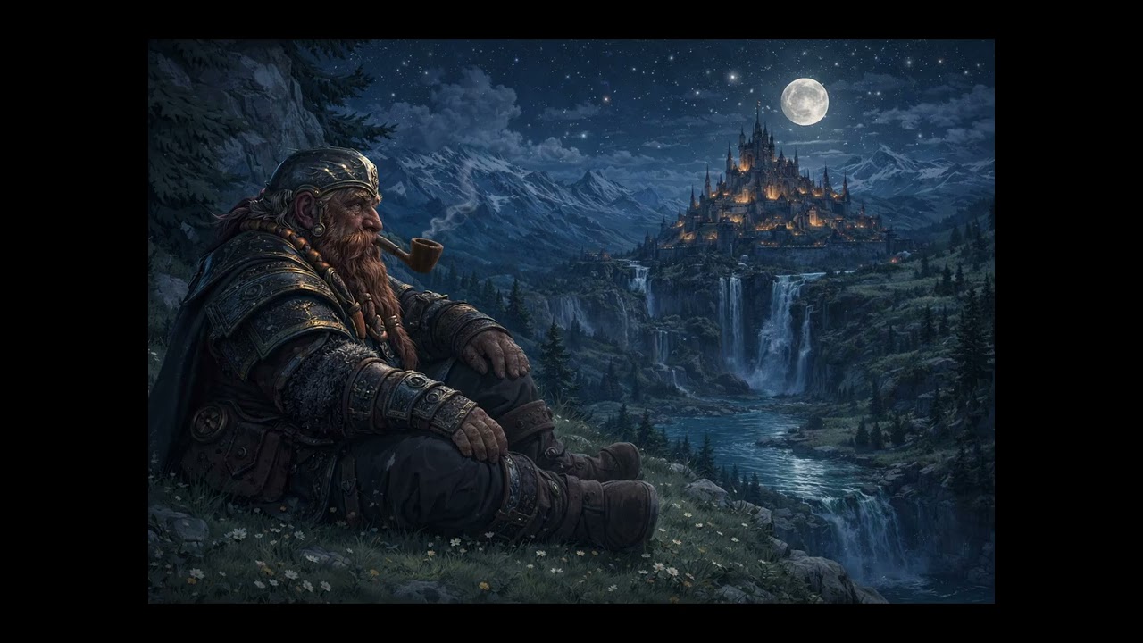 Echoes of Stone and StarlightA Dwarf’s Nightbound Mountain Journey | Fantasy Medieval Music