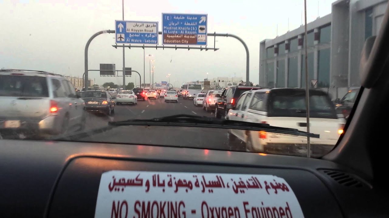 تصوير من داخل سيارة اسعاف في قطر